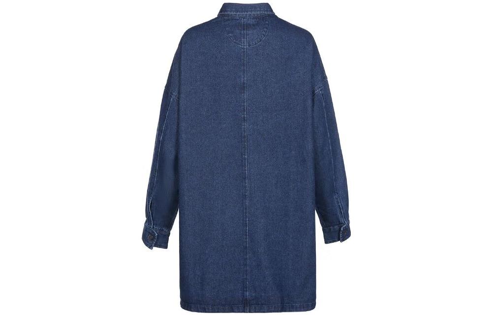 (WMNS) Converse Utility Woven Shirt Asia Sizing 'Blue' 10024864-A01