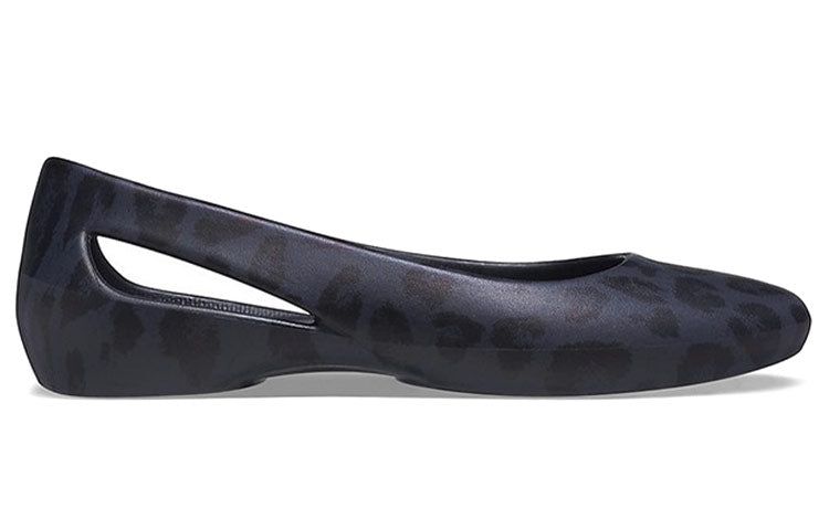 (WMNS) Crocs Sports Sandals Deep Blue Leopard print 206210-90L