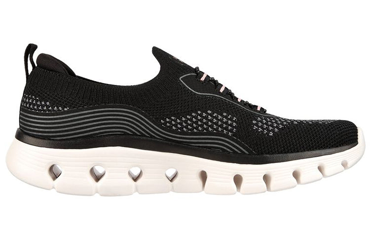 (WMNS) Skechers Go Walk Glide Step Flex 'Black Pink' 124808-BKPK