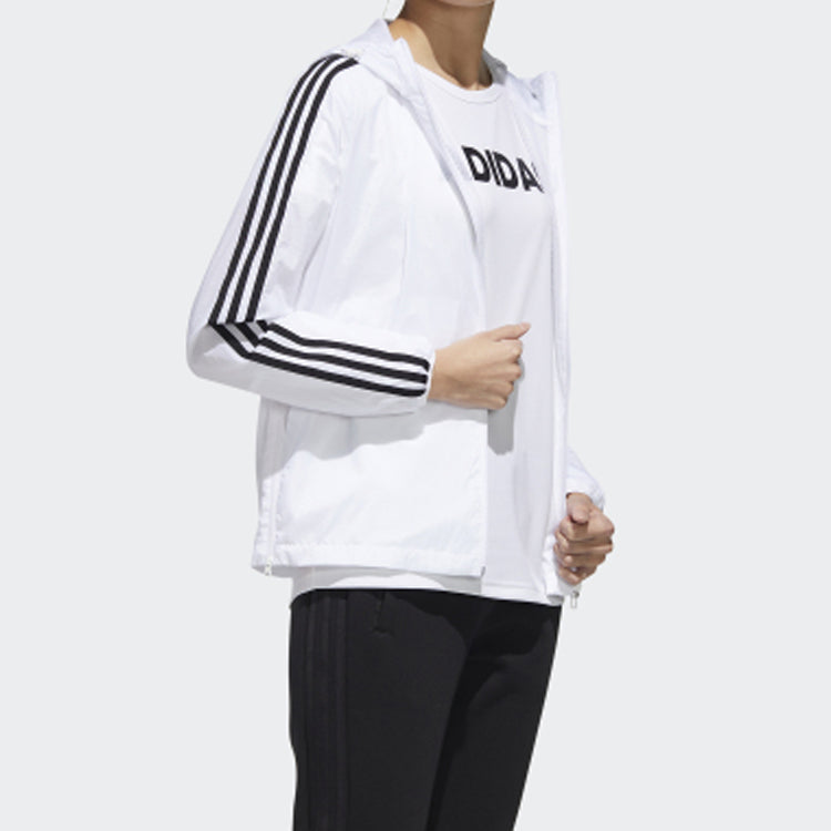 (WMNS) adidas MH FEM WB Sports Stylish Jacket White GF0143