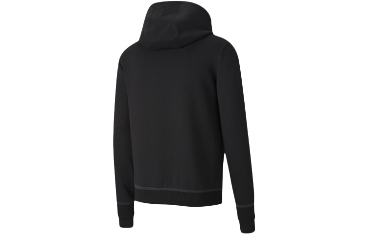 PUMA Ferrari Hooded sweat jacket 'Black Grey' 596119-01