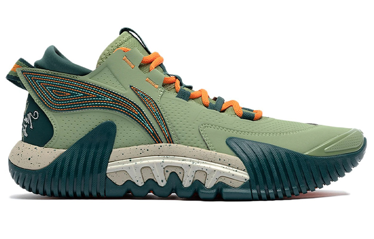 Li-Ning 2 Low Shock Absorption Low Tops Green ABFR005-12