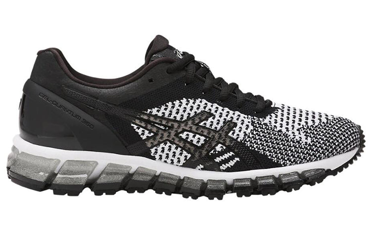 (WMNS) ASICS Gel Quantum 360 Knit Black/White T778N-9001