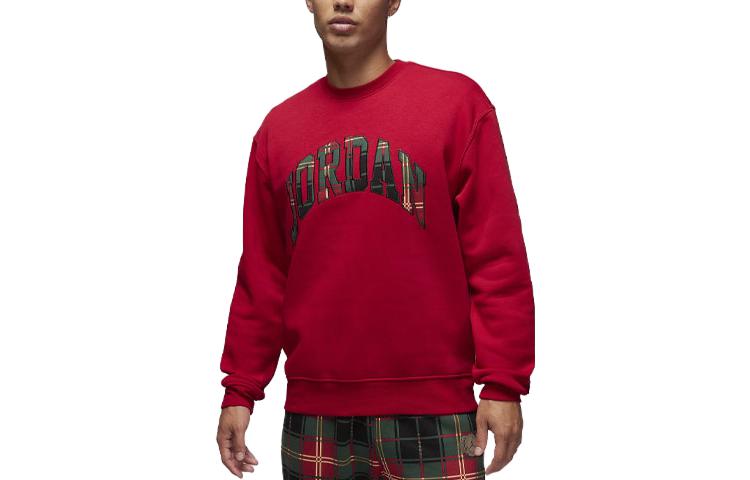 Air Jordan Essential Holiday Fleece Crew 'Red' DV1574-687
