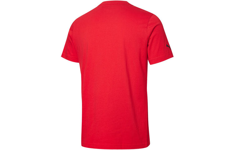 PUMA Scuderia Ferrari Big Shield T-Shirt 'Red Black' 595554-01