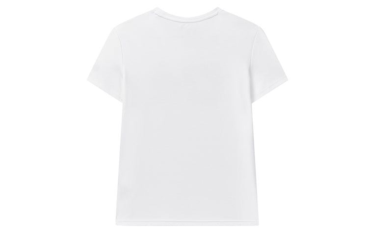 (WMNS) FILA Alphabet Printing Logo Short Sleeve White F51W018139F-WT