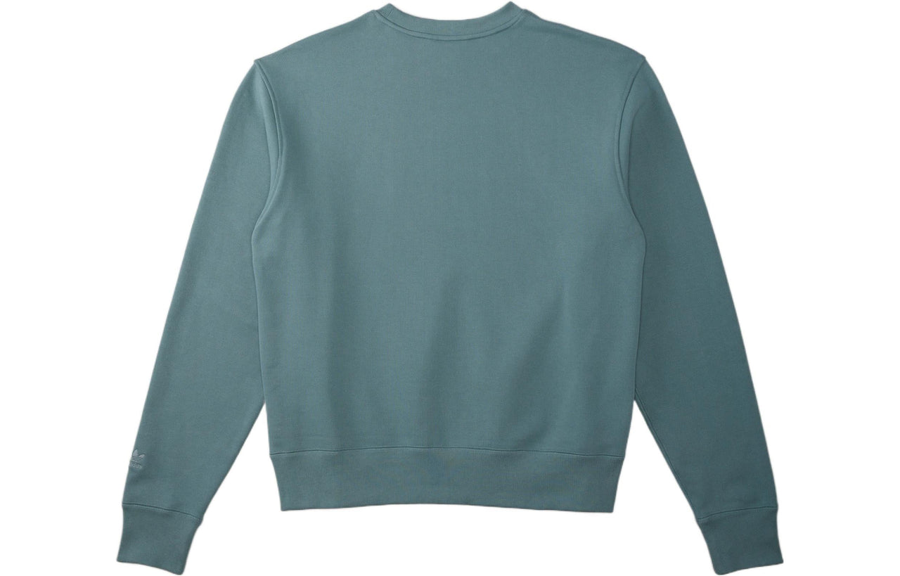 adidas x Pharrell Humanrace Logo Sweatshirt 'Grey Blue' HK6694