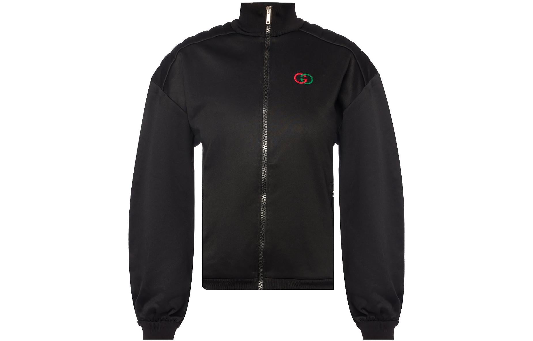 Gucci Technical Jersey Jacket With Elbow Pads 'Black' 595792-XJBT6-1000