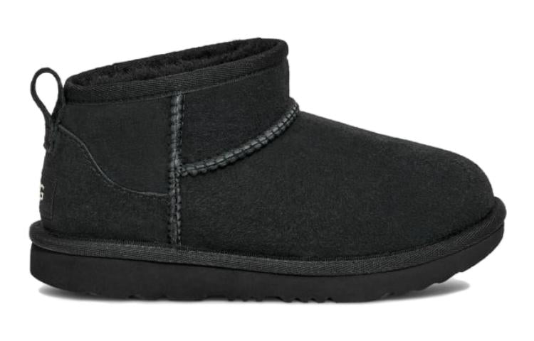 (GS) UGG Classic Ultra Mini Boot 'Black' 1130750K-BLK