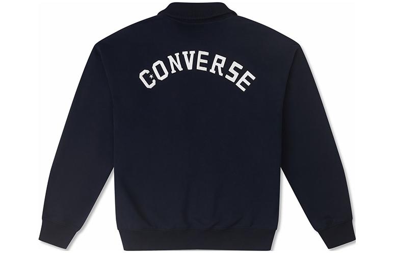 Converse Logo Essential Sweatshirt Asia Sizing 'Black' 10026553-A01