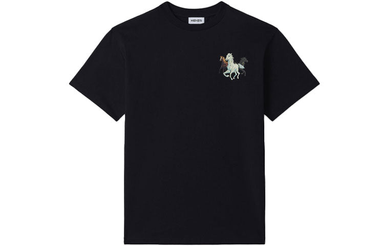 KENZO Printing Short Sleeve Black FA62TS9714SJ-99