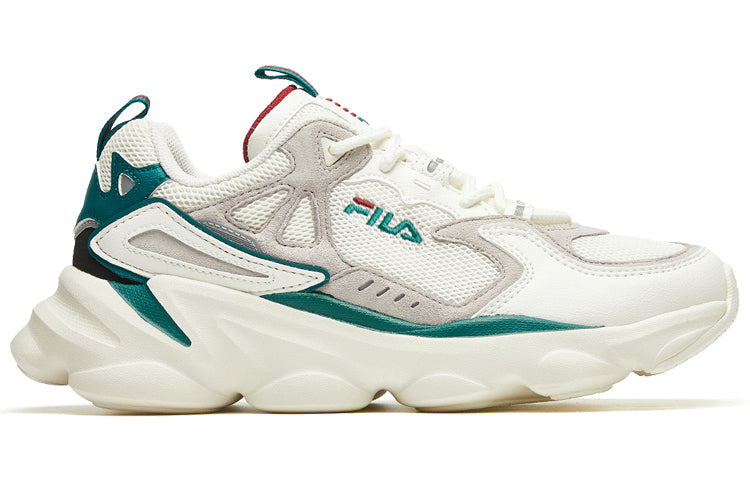 (WMNS) FILA Skipper Captain Sneakers White/Green F12W931129CMA