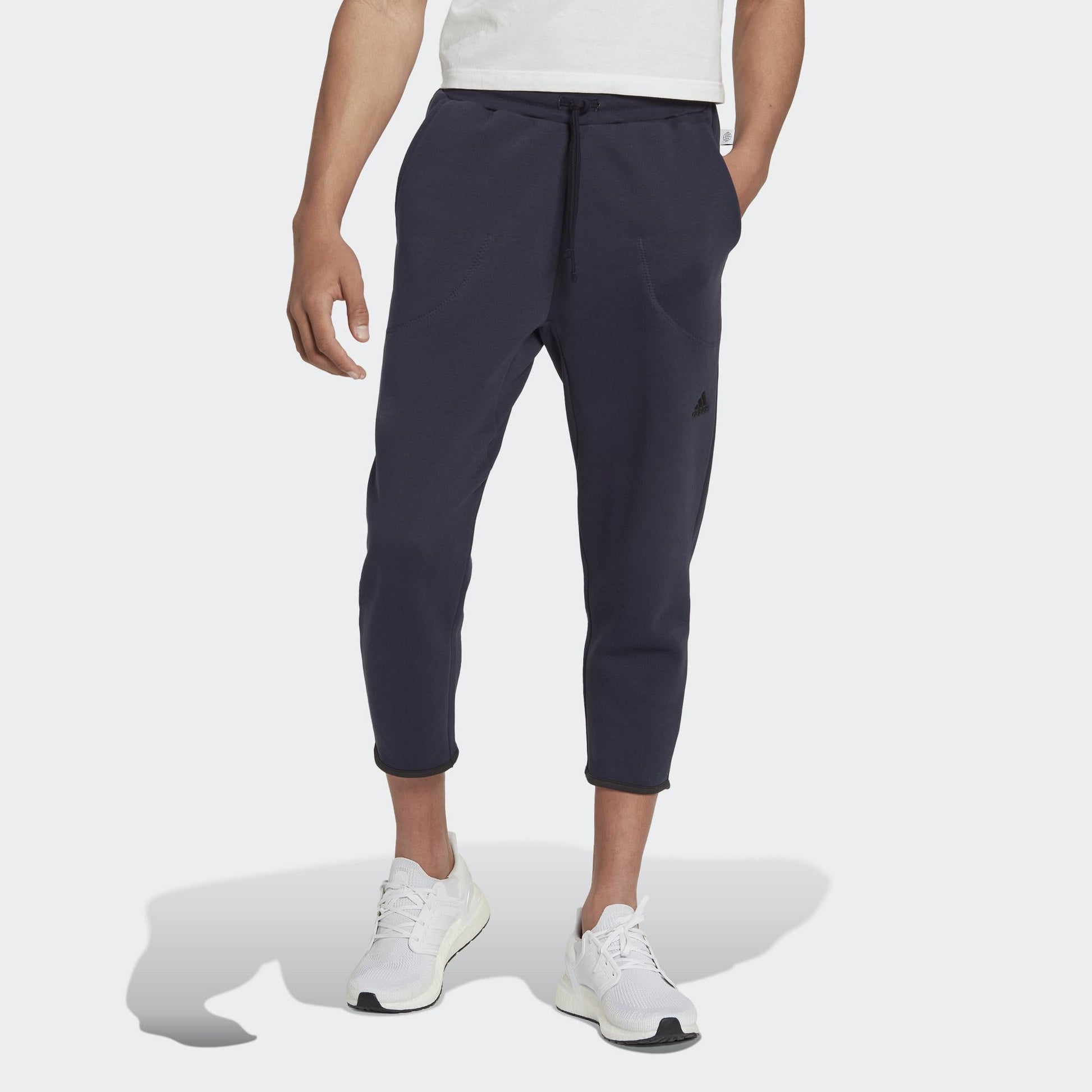 adidas Studio Lounge Fleece 7/8 Joggers 'Teal' HK4587