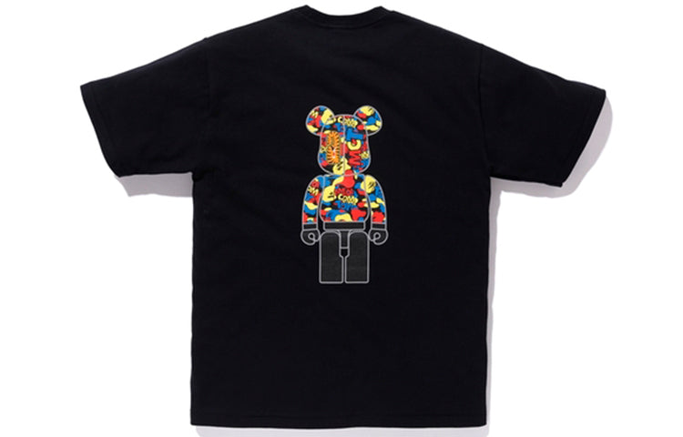 A Bathing Ape x Medicom Toy BE@R TEE 'Black' 1F73-110-904YC
