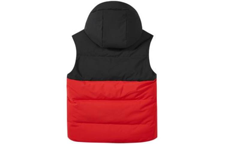 (GS) Skechers Logo Printed Reversible Down Jacket 'Red Black' P422B002