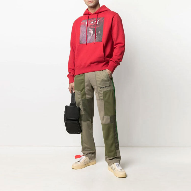 Off-White SS21 Caravaggio Arrow Printing Loose Fit Red OMBB034S21FLE0072501
