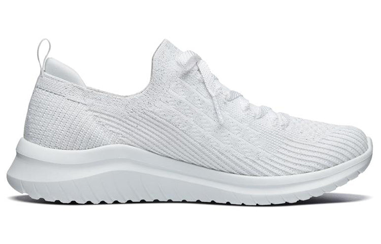 (WMNS) Skechers Ultra Flex 2.0 Low-Top Running Shoes 'Triple White' 13357-WSL