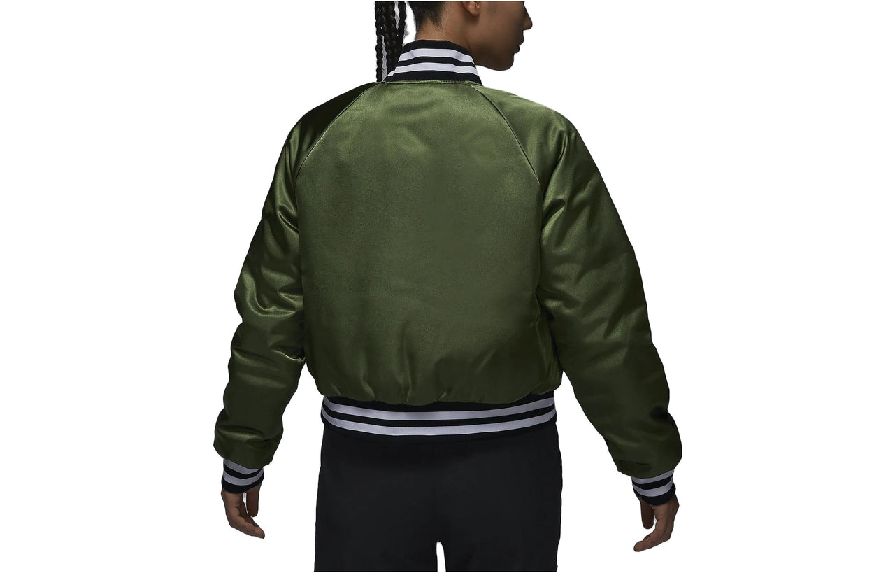 (WMNS) Air Jordan Varsity Jacket 'Green' FB5152-340