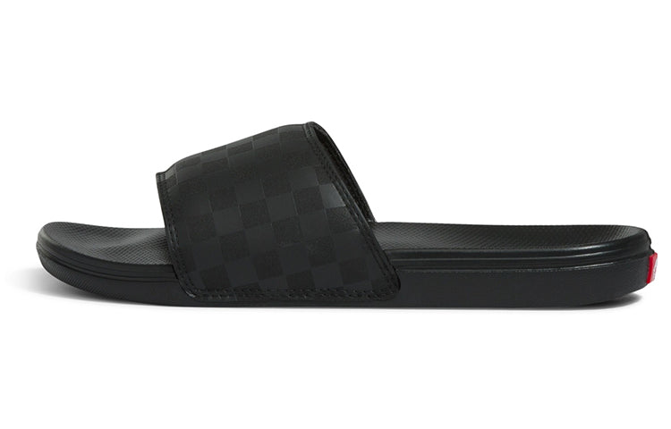 Vans La Costa Slide-On Checkboard Sneakers Black VN0A5HF5276