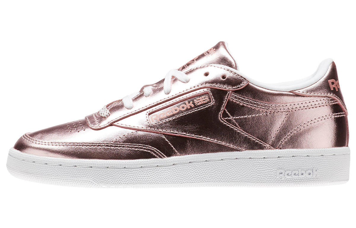 (WMNS) Reebok Tenis Club C 85 S Shine Gold/Pink CN0512