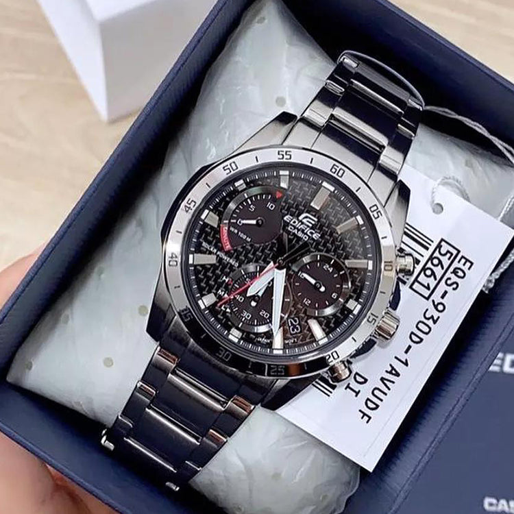 CASIO EDIFICE Waterproof Men's Silver Solar Powered Mens EQS-930D-1A