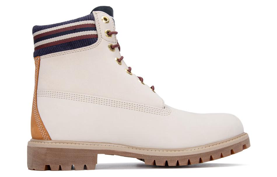 Timberland 6 Inch Waterproof Boot 'White Orange' A5ZY7F48