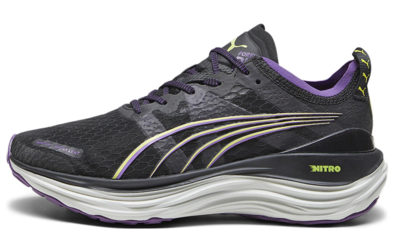 (WMNS) PUMA ForeverRun Nitro WTR 'Black Purple Pop' 378473-01
