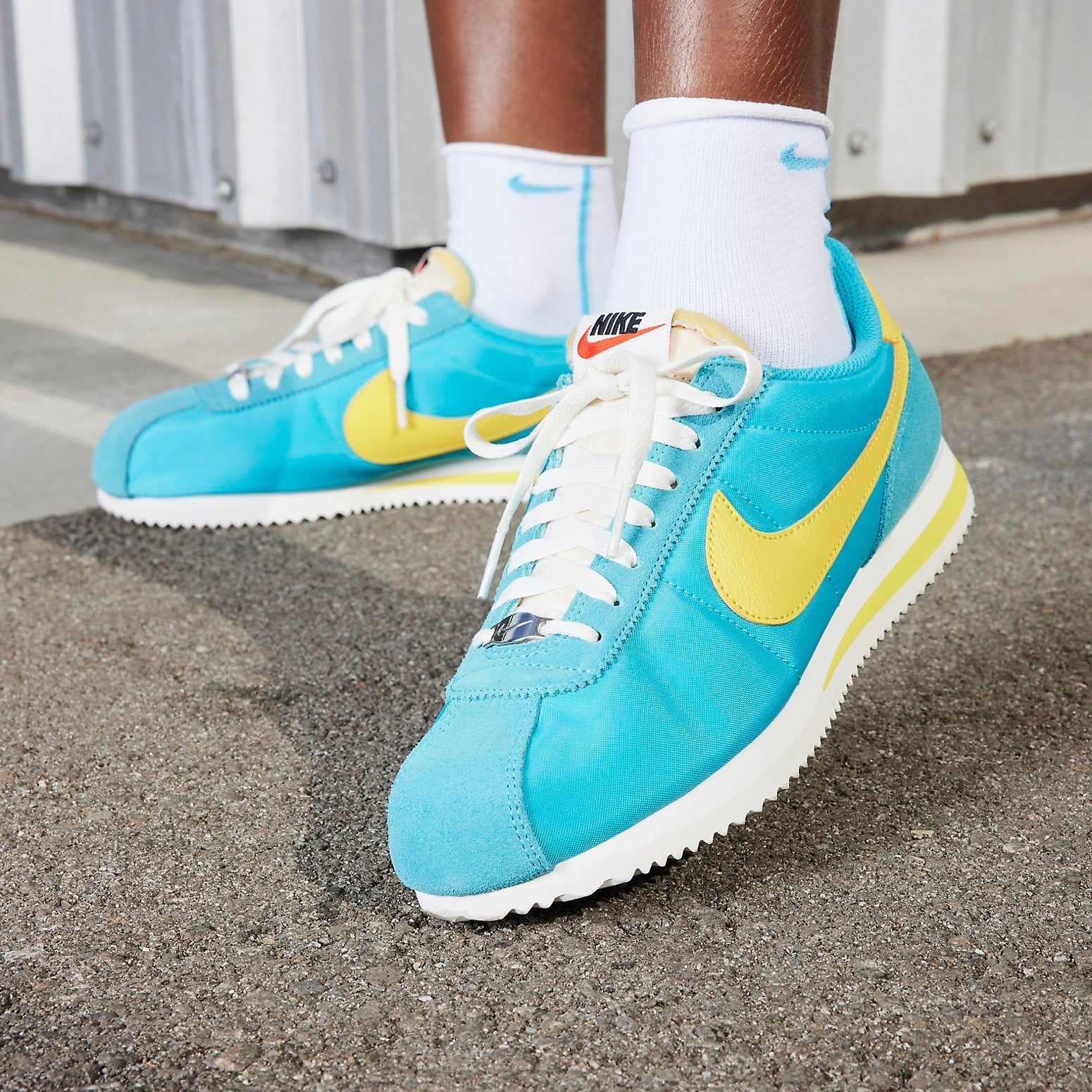 Nike Cortez 'Teal Yellow' HF0118-300