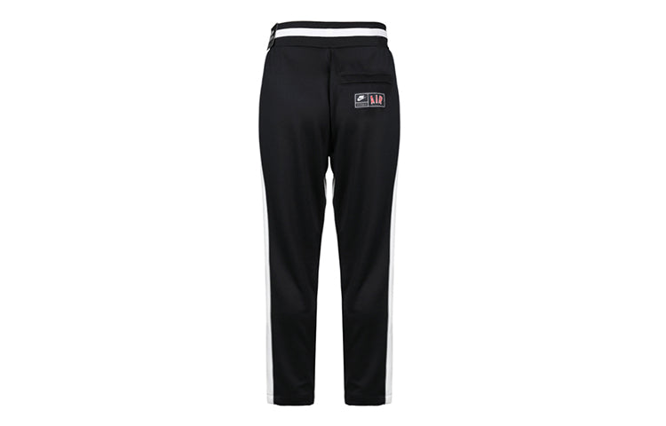 Nike Retro Colorblock Casual Sports Long Pants Black AR1832-010