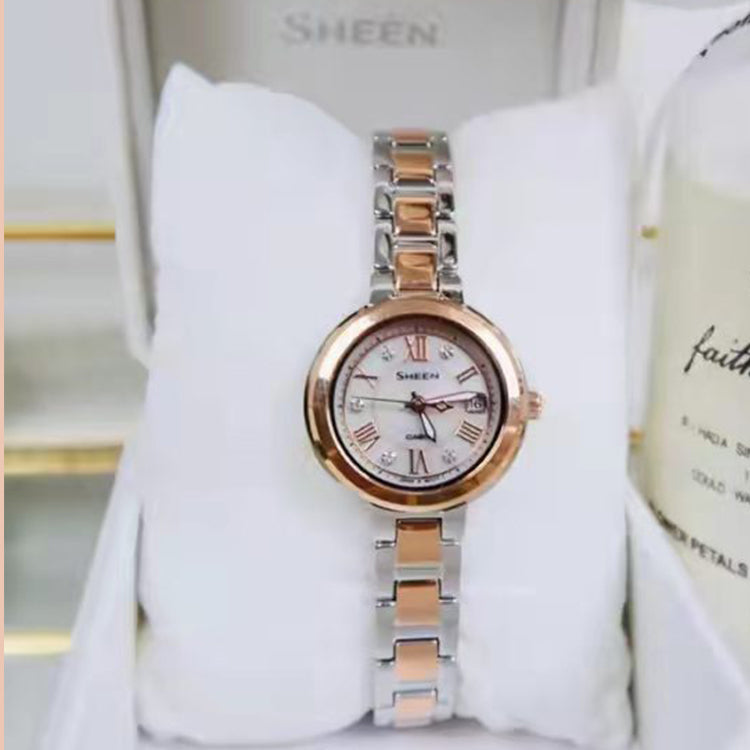 CASIO Sheen Series Classic Fashiones Golden Waterproof Silver Analog SHS-4523SPG-7AUPR