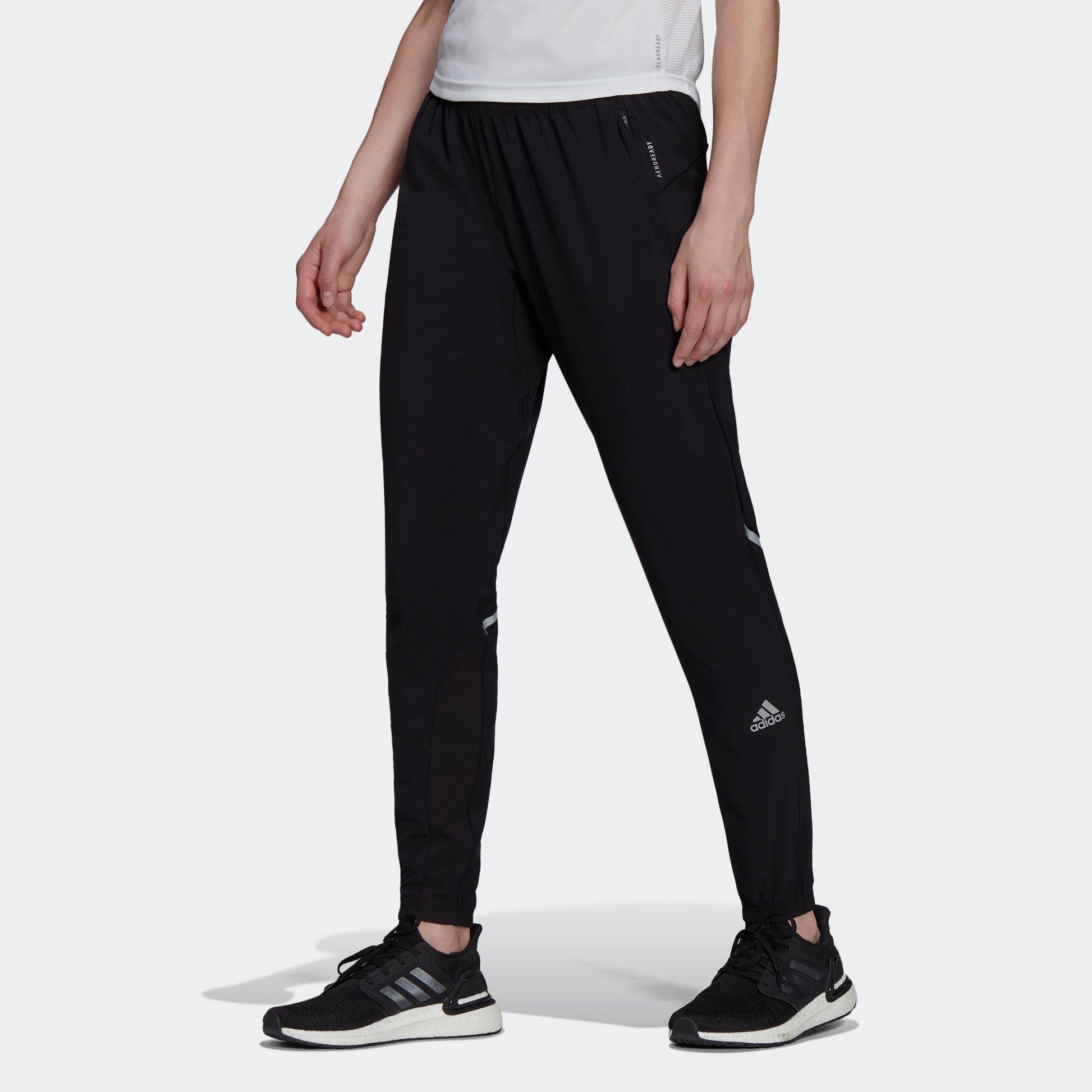 (WMNS) adidas Confident Pant Asia Sizing 'Black' GU8939