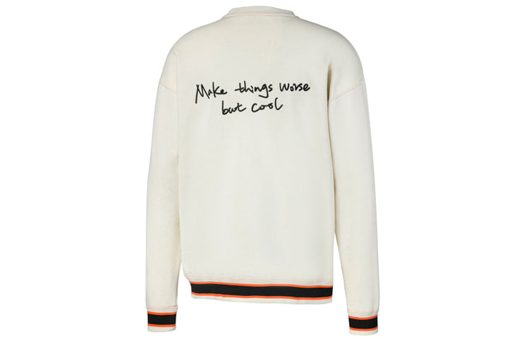 PUMA x Randomevent Long Sleeve Crew Neck Sweatshirt 'Cream' 596663-50