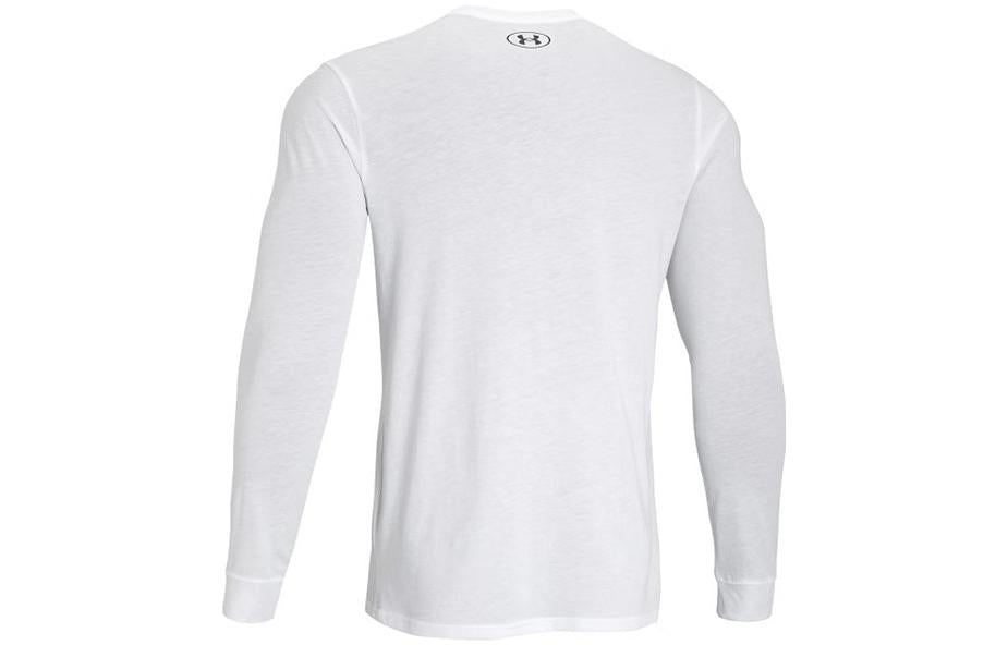 Under Armour Sportstyle Left Chest Long Sleeve T-shirt 'White' 1329585-100