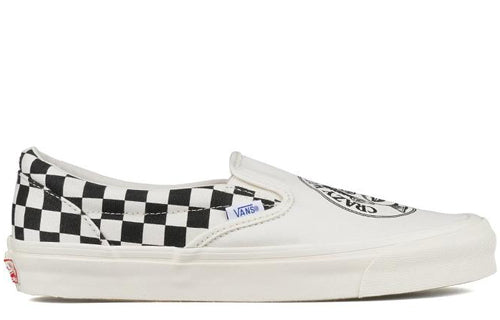 Vans John Van Hammersveld x OG Classic Slip-On LX 'Checker - Marshmallow Black' VN000UDFQLU