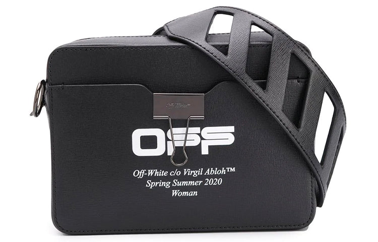 (WMNS) Off-White Off Camera shoulder bag Black OWNA088R204230731001