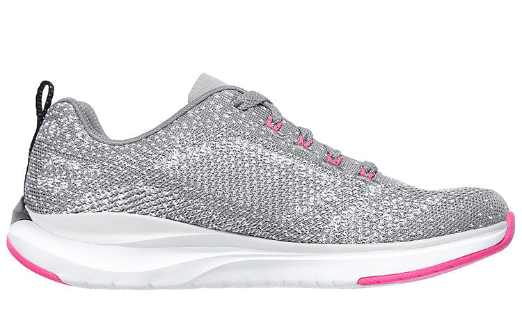 (WMNS) Skechers Ultra Groove 'Gray Pink' 149019-GYHP