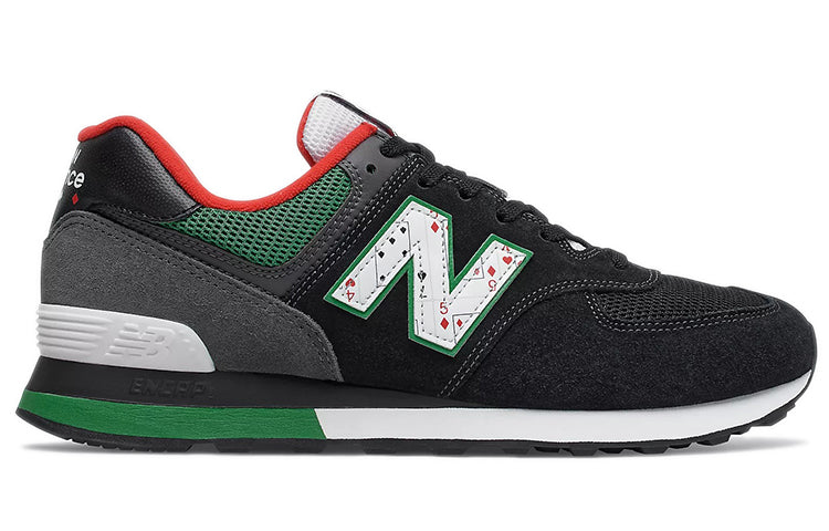 New Balance 574 'Playing Card - Black Varsity Green' ML574WH2