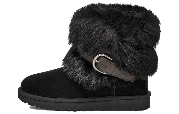(WMNS) UGG Classic Buckle Mini 'Black' 1122513-BLK
