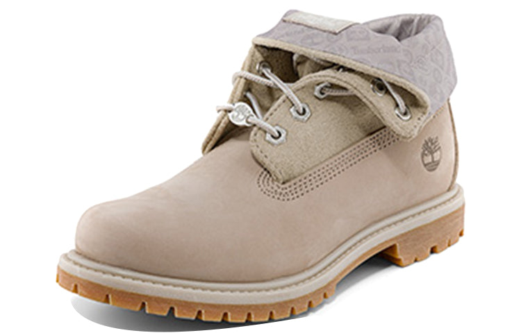 (WMNS) Timberland Roll Top Boots Basic 'Beige with Light Grey' A44T8W