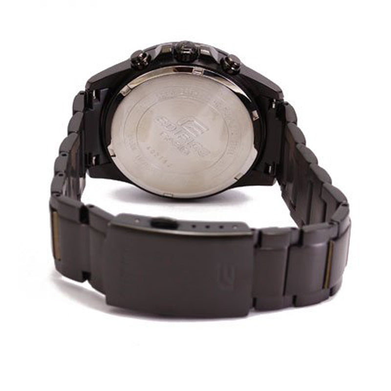 CASIO Waterproof EDIFICE Stainless Steel Strap Mens Black Analog EFR-526BK-1A1