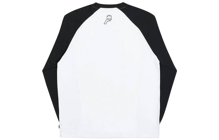 PALACE Logo Printing Colorblock raglan sleeve Long Sleeves Unisex Black P19LS023