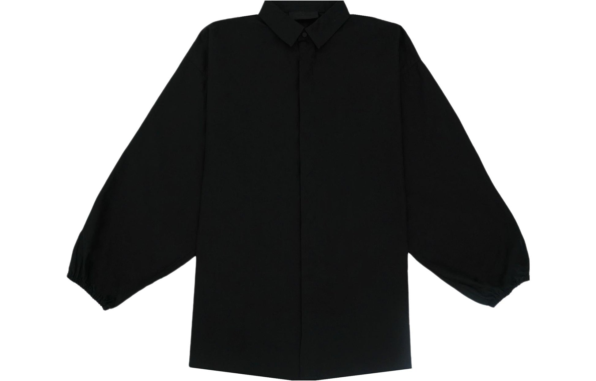 Fear of God Essentials FW23 Button Down Shirt 'Jet Black' 186BT234020F