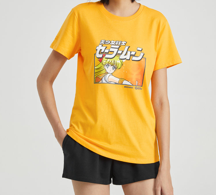 Skechers SS20 x Sailor Moon Tee Orange L120W118-0045