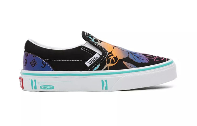 (PS) Vans x Crayola Classic Slip-On 'Black Pink Yellow' VN0A7Q5GARZ