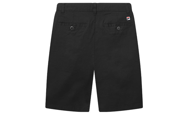 Men's FILA Woven Loose Casual Black Shorts F11M028808F-BK