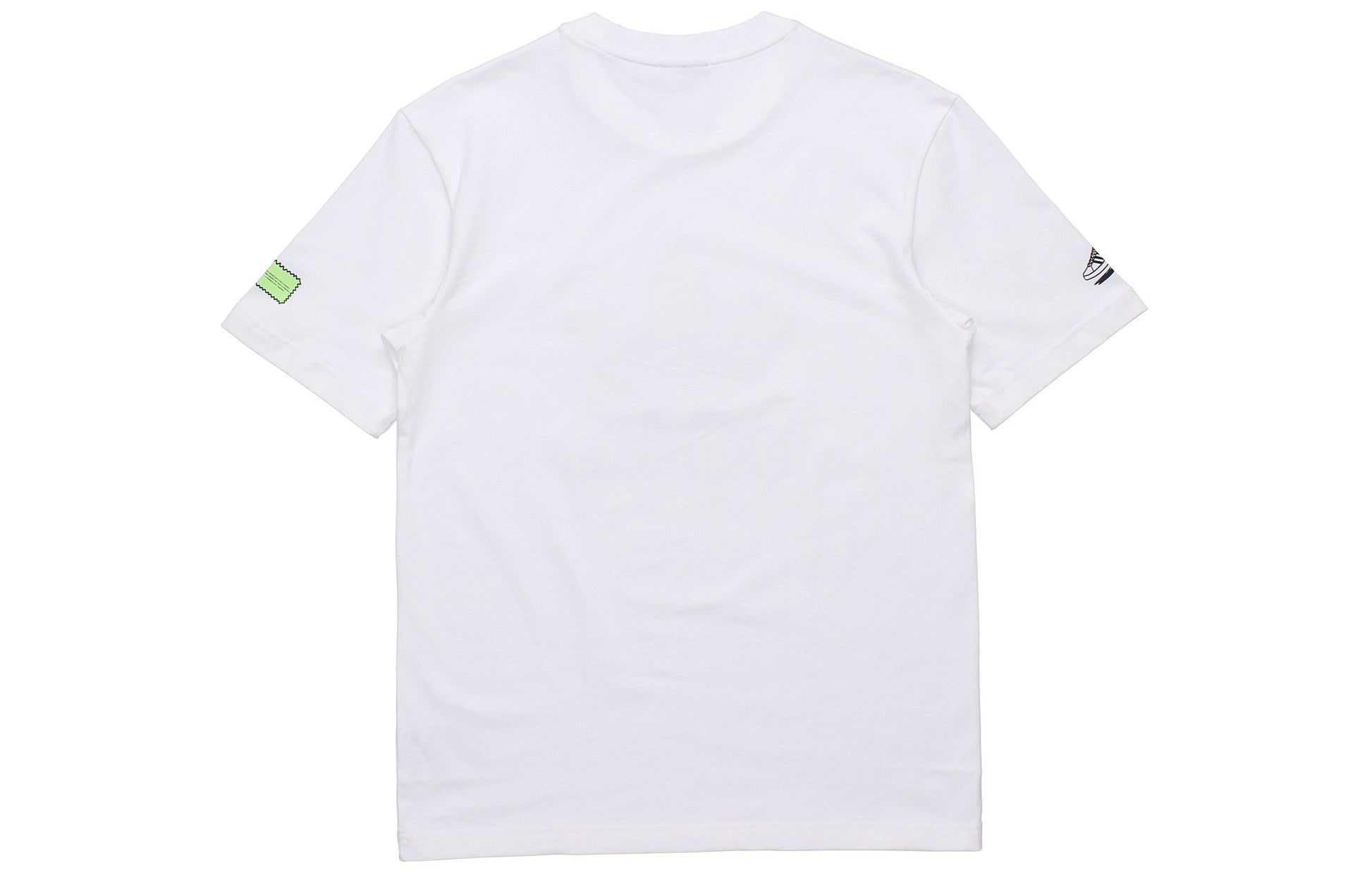 adidas originals Cotton Round Neck Short Sleeve White GR9955