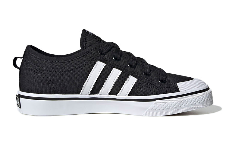 (GS) adidas Nizza J 'Black White' EF5155