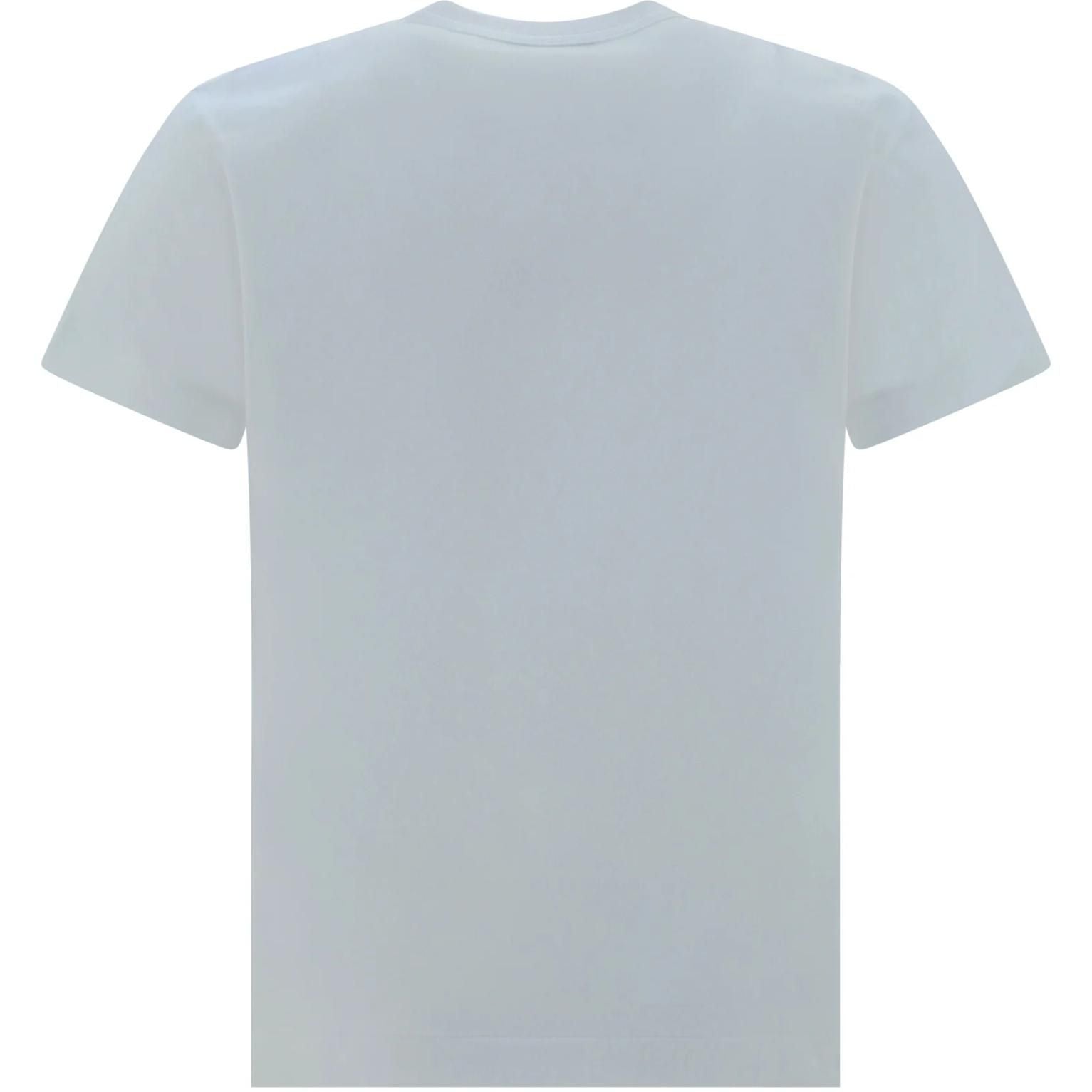 COMME des GARCONS PLAY SS25 Heart Emblem T-Shirt 'White' AX-T108-051-2