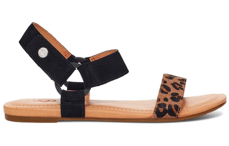 (WMNS) UGG Rynell Leopard 'Brown Black' 1118470-BKT