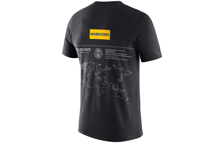 Nike Golden State Warriors Courtside Short Sleeve Black CK8020-010